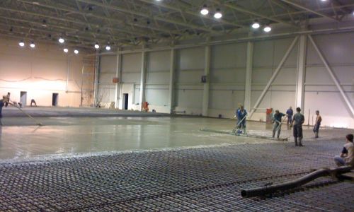 Промышленные бетонные полы: технология